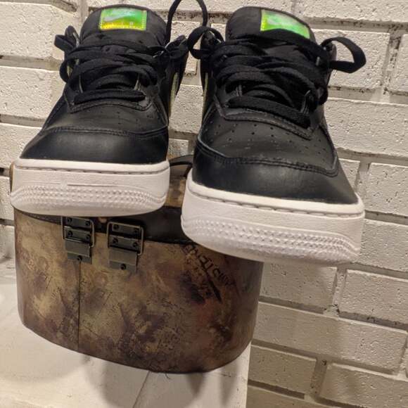 Nike Air Force 1 '07 LV8 Low Black Iridescent Pixel CV1699-002 - Picture 14 of 16